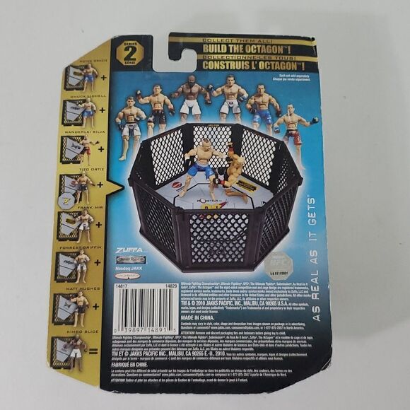 New UFC Royce Gracie Matt Hughes Action Figures Sealed Jakks Pacific 2010 - Picture 6 of 13